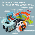 Car Adventure Race Track with Parking Lot- Playsets