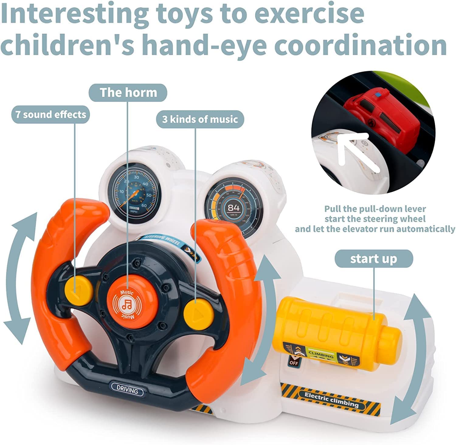 Car Adventure Race Track with Parking Lot- Playsets