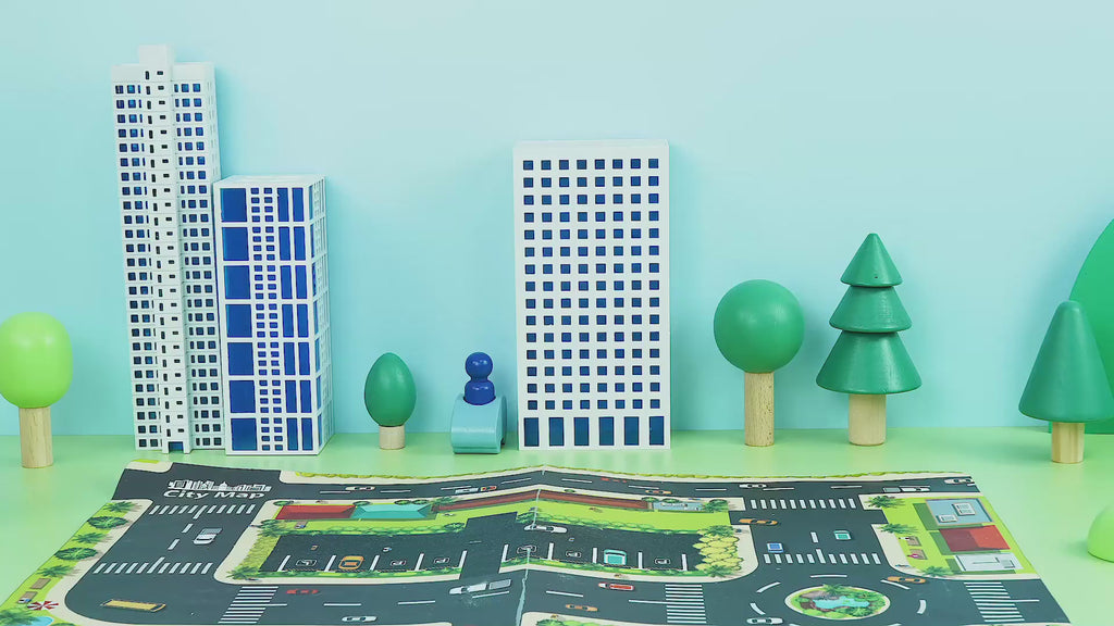 Car Adventure Race Track with Parking Lot- Playsets