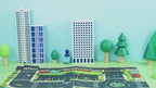 Car Adventure Race Track with Parking Lot- Playsets