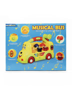Musical Bus Toy for Kids – Fun Interactive Learning Music Bus with Lights And Sounds | Early Learning Activity Toy for 1+ Years