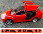 2.4G Remote-Control Model Car with Led Light for Kids Boy (Red)