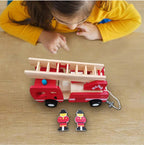 Fire Engine Ladder Vehicle Toy wooden