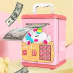 Fingerprint & Swipe Card Unlock Piggy Bank