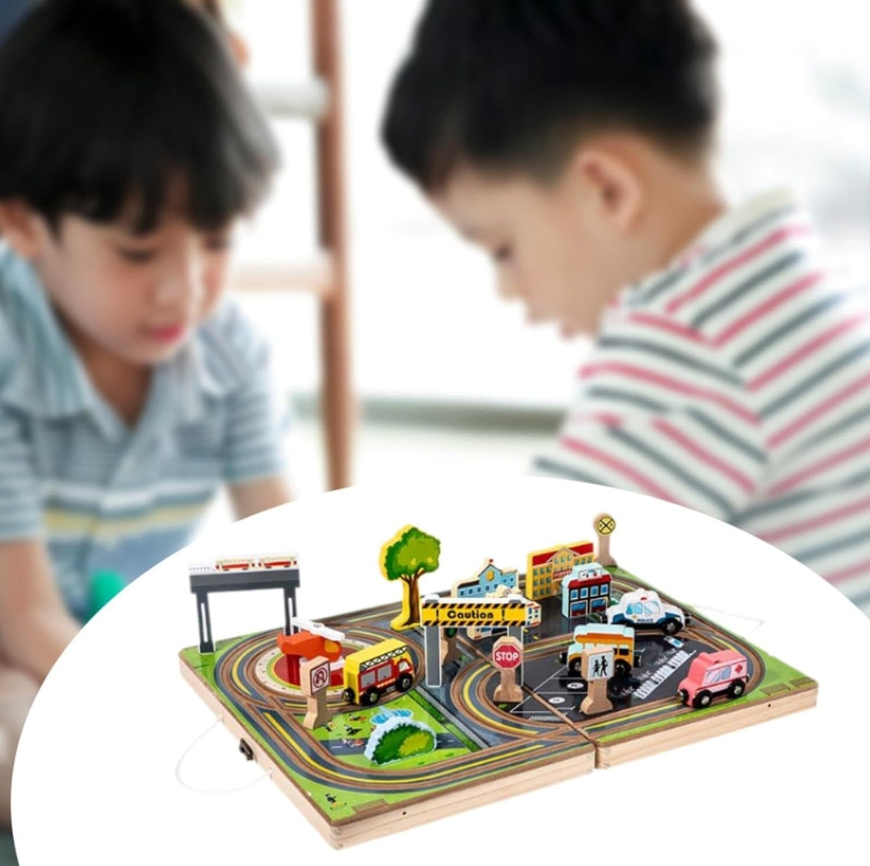 Wooden take Along Tabletop set