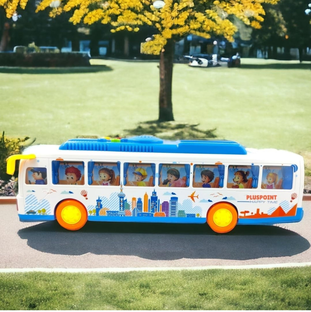 Big City Bus Toy Friction Powered