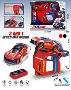 2-Player Infrared Battle RC Car Toy with Dual Remotes | Shoot & Knock-Down Action Game | Time-Bound Dodge & Shoot Knock-Down Game | Interactive Racing & Target Toy for Kids