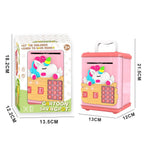 Fingerprint & Swipe Card Unlock Piggy Bank
