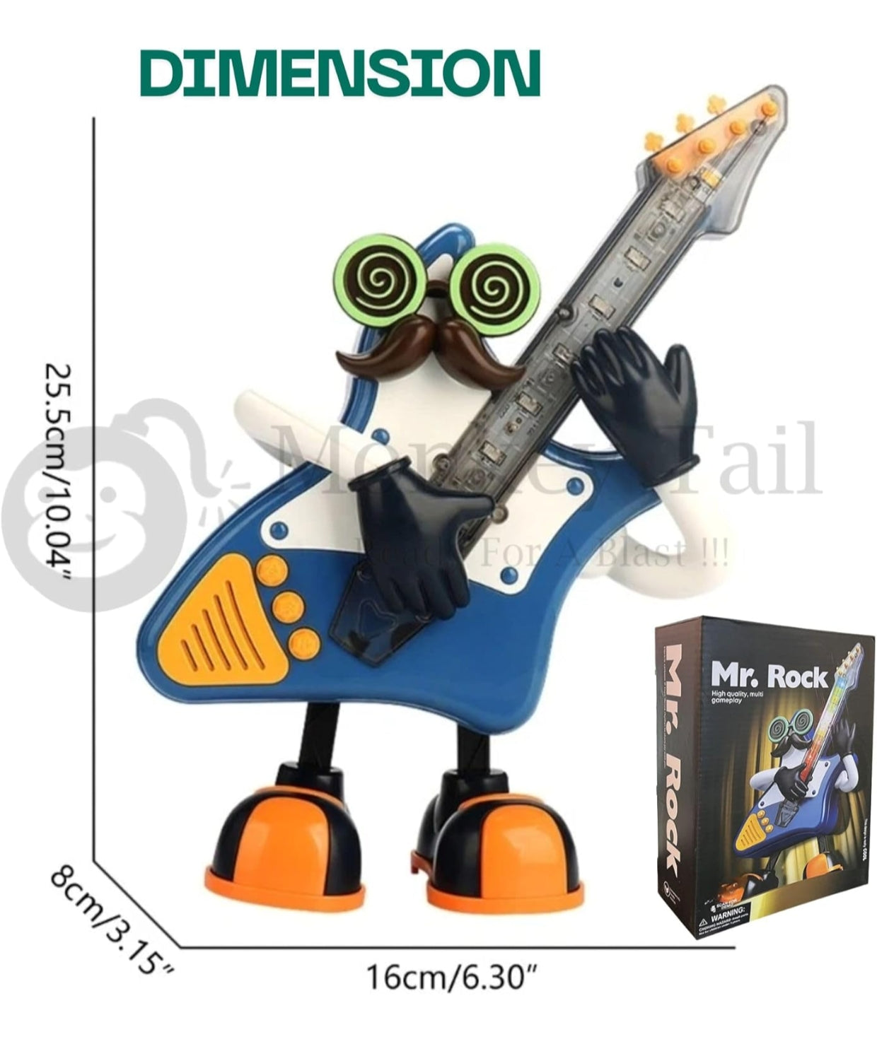 Mr. Rock Dancing Guitar Toy for Kids