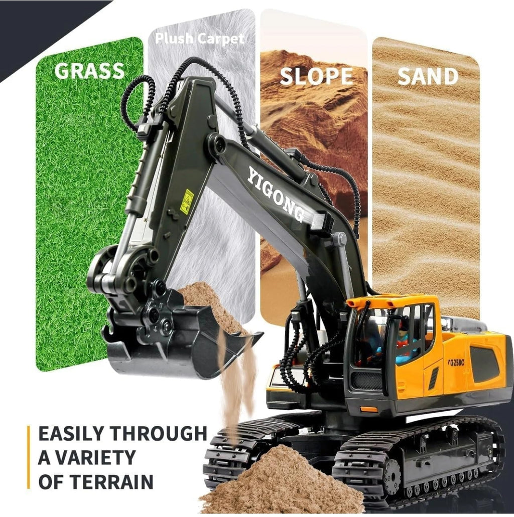 Remote Control Excavator RC Digger Toy JCB
