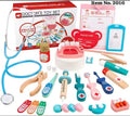 Wooden Doctor and Dentist Pretend Play Set for Kids