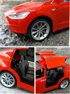 2.4G Remote-Control Model Car with Led Light for Kids Boy (Red)