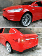 2.4G Remote-Control Model Car with Led Light for Kids Boy (Red)