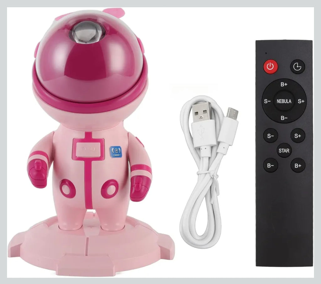 Star LED Night Light Projector, RGB High Clarity Star Projector Light Multicolor USB Powered for Bedroom (Pink)