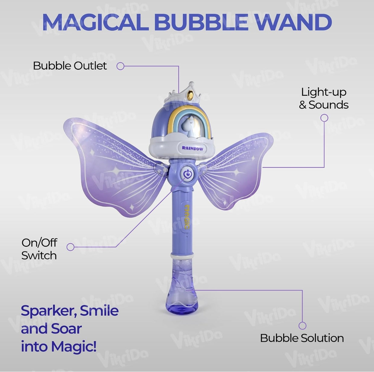 Magic Wand Bubble Machine,