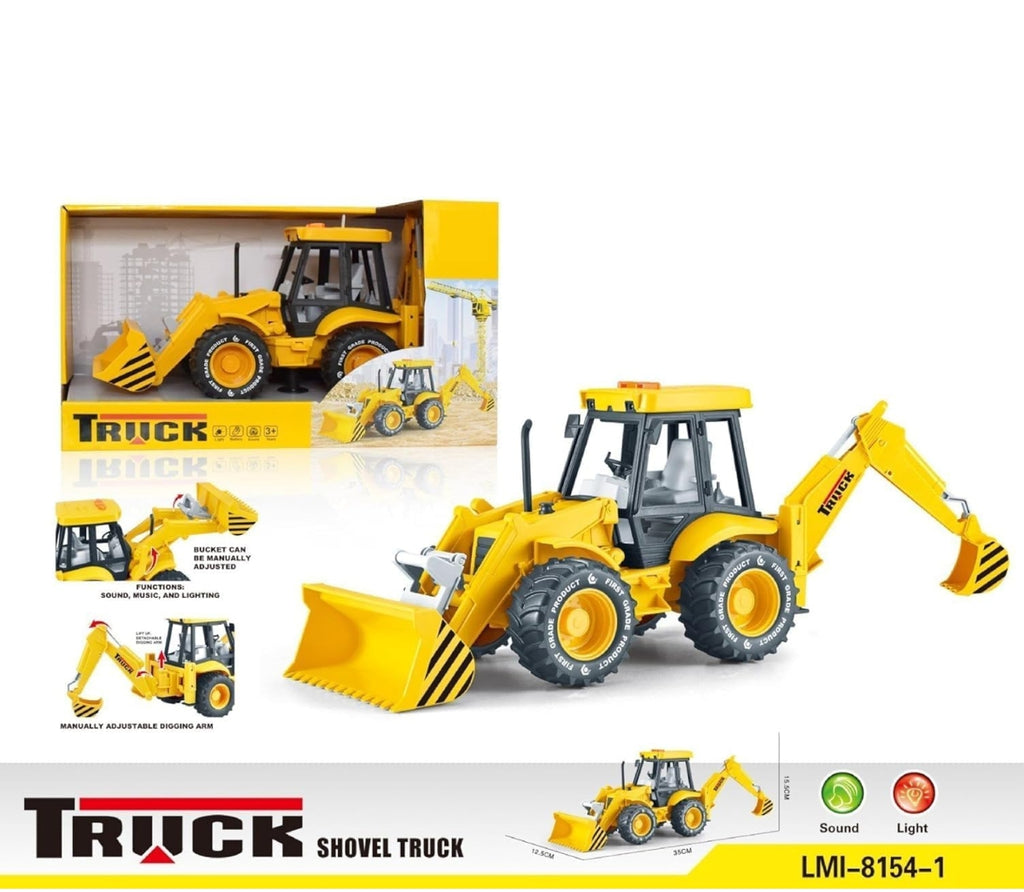 2-in-1 Extra-Big Excavator Bulldozer JCB