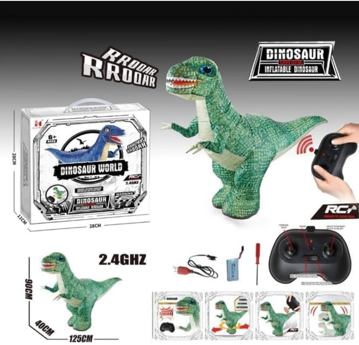 RC Dinosaur Toy – Big