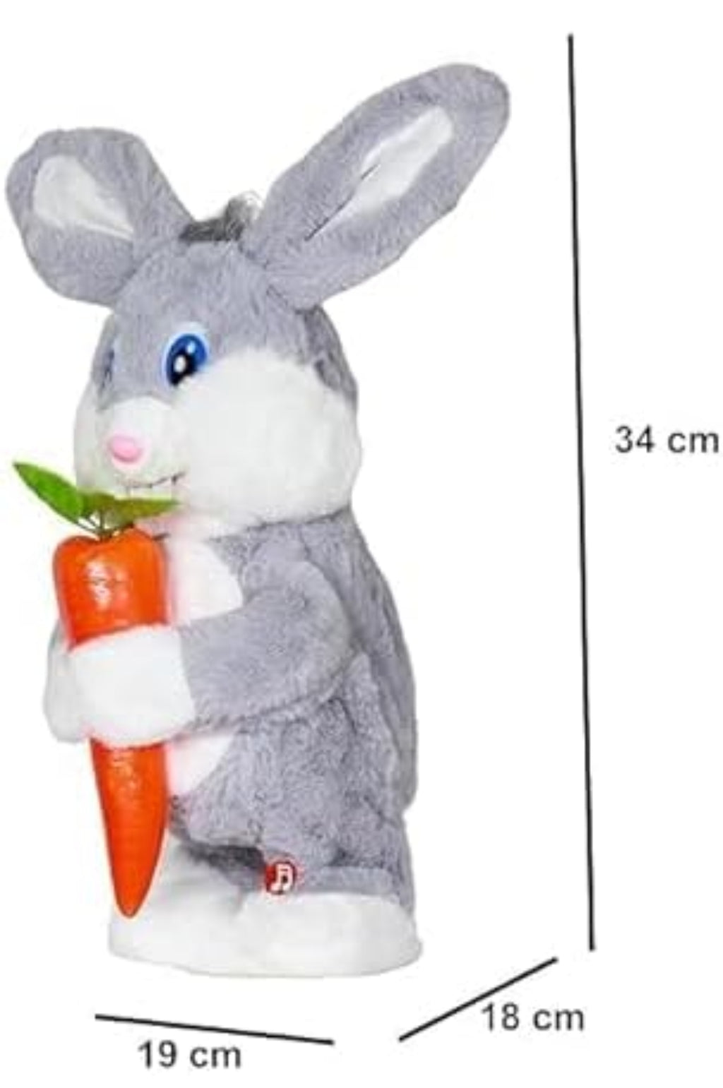 Talking Dancing Running Rabbit Animal Toy