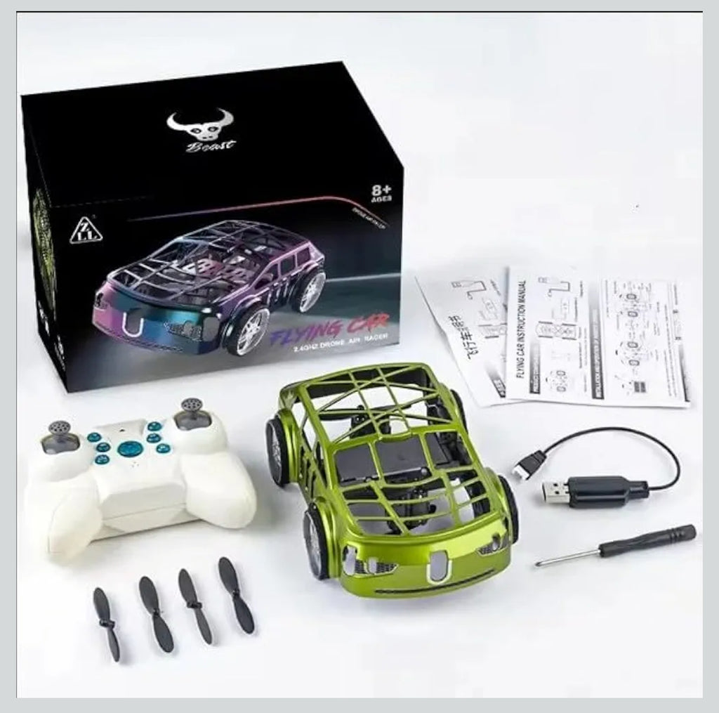 DRUVAN AND DIVINE RC FLYING CAR LATEST MODEL FOR KIDS AND GIFTING - VERY MUCH ENGAGING AND PEAK MALE CONTENT