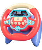 Kids Steering Wheel Toy for Backseat | Light & Music | Fun Gift for Toddlers & Small Kids