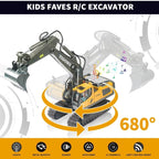 Remote Control Excavator RC Digger Toy JCB