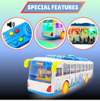 Big City Bus Toy Friction Powered