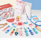 Wooden Doctor and Dentist Pretend Play Set for Kids