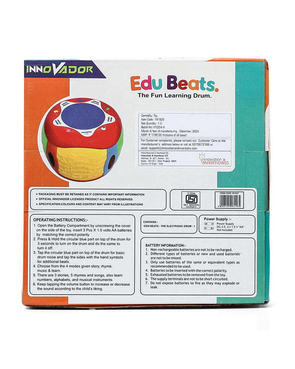 Edu Beats The Fun Learning Drum with Rhymes and Music Mods.. 12M+