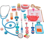 Wooden Doctor and Dentist Pretend Play Set for Kids