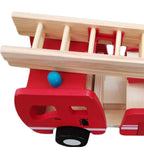 Fire Engine Ladder Vehicle Toy wooden