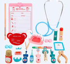 Wooden Doctor and Dentist Pretend Play Set for Kids