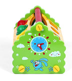 Wood Interactive and Learning House with Stackable Shapes and Numbers , Multicolour, 1 to 7 years old