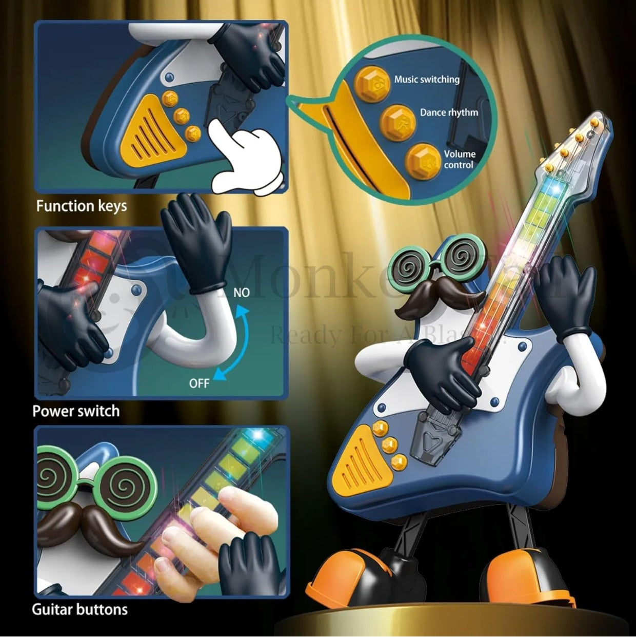 Mr. Rock Dancing Guitar Toy for Kids