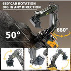 Remote Control Excavator RC Digger Toy JCB