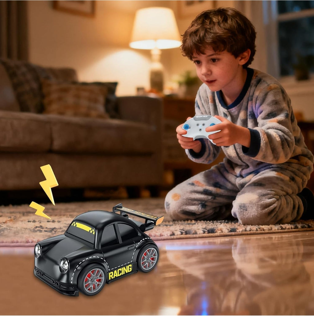 Mini Size 4WD RC Drift Car with Skill Building Drift Control LED Lights Learn Drift Techniques Drifting RC Car Toys