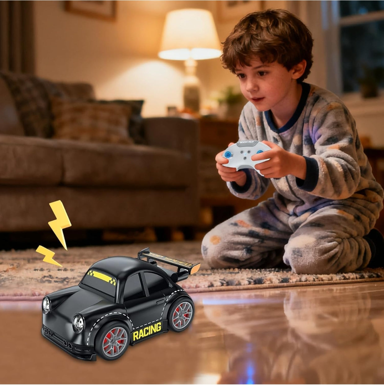 Mini Size 4WD RC Drift Car with Skill Building Drift Control LED Lights Learn Drift Techniques Drifting RC Car Toys