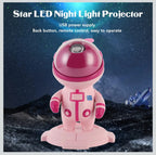 Star LED Night Light Projector, RGB High Clarity Star Projector Light Multicolor USB Powered for Bedroom (Pink)