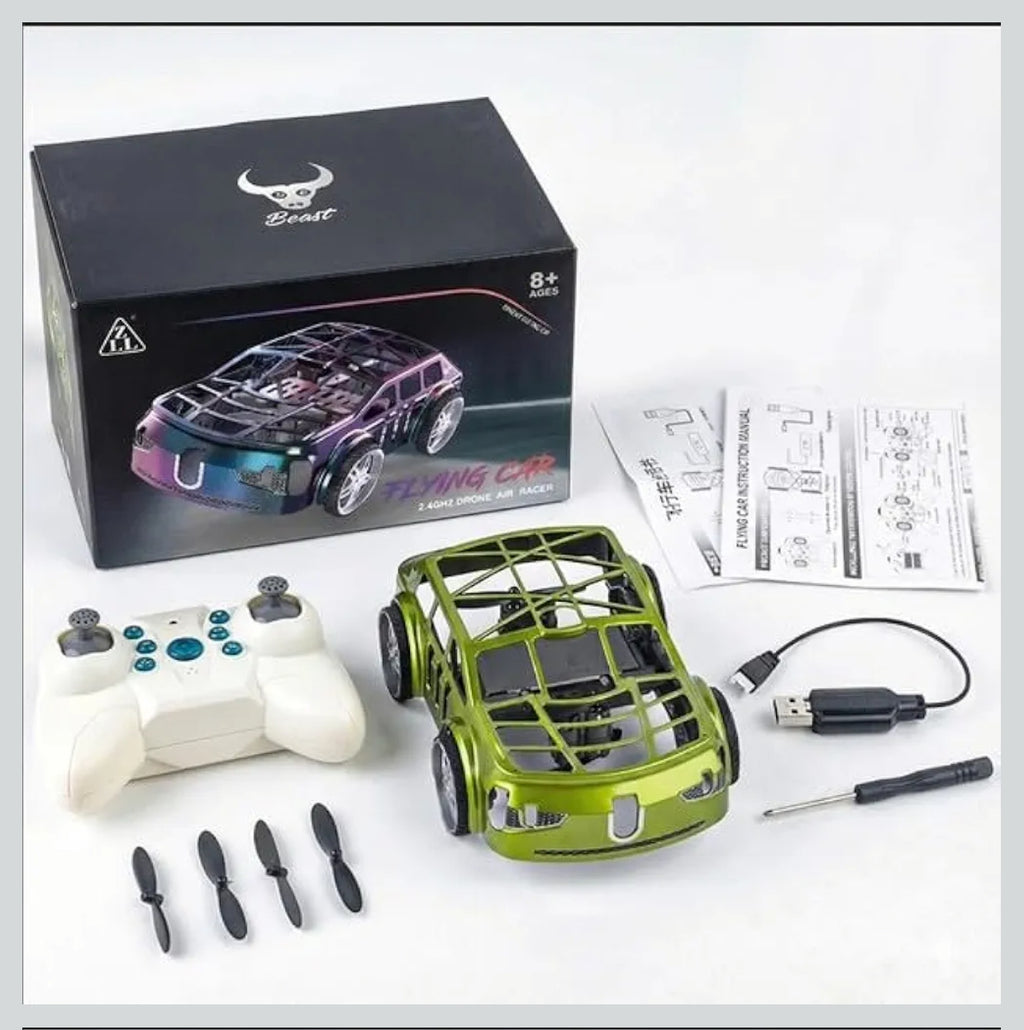 DRUVAN AND DIVINE RC FLYING CAR LATEST MODEL FOR KIDS AND GIFTING - VERY MUCH ENGAGING AND PEAK MALE CONTENT