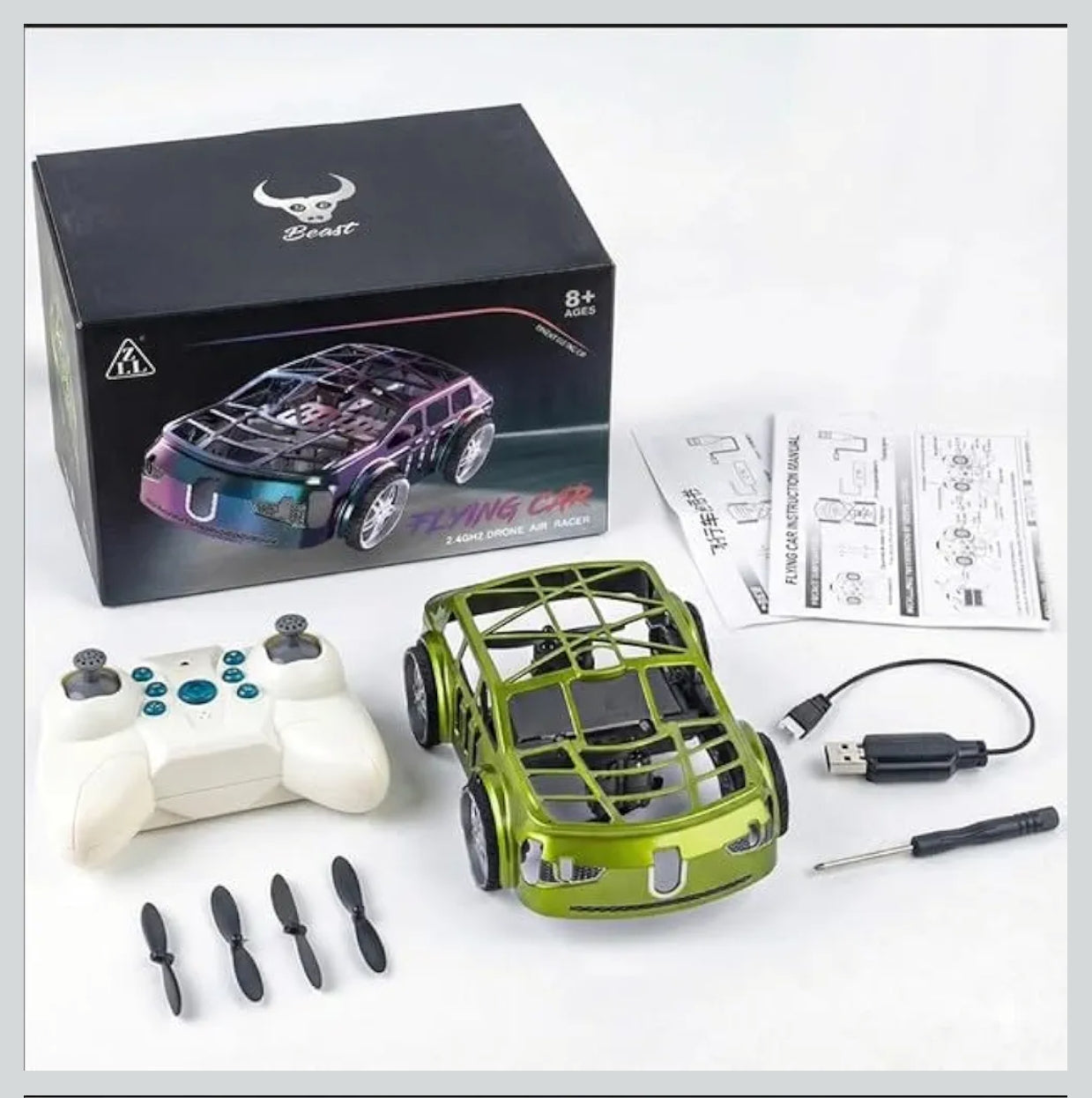 DRUVAN AND DIVINE RC FLYING CAR LATEST MODEL FOR KIDS AND GIFTING - VERY MUCH ENGAGING AND PEAK MALE CONTENT