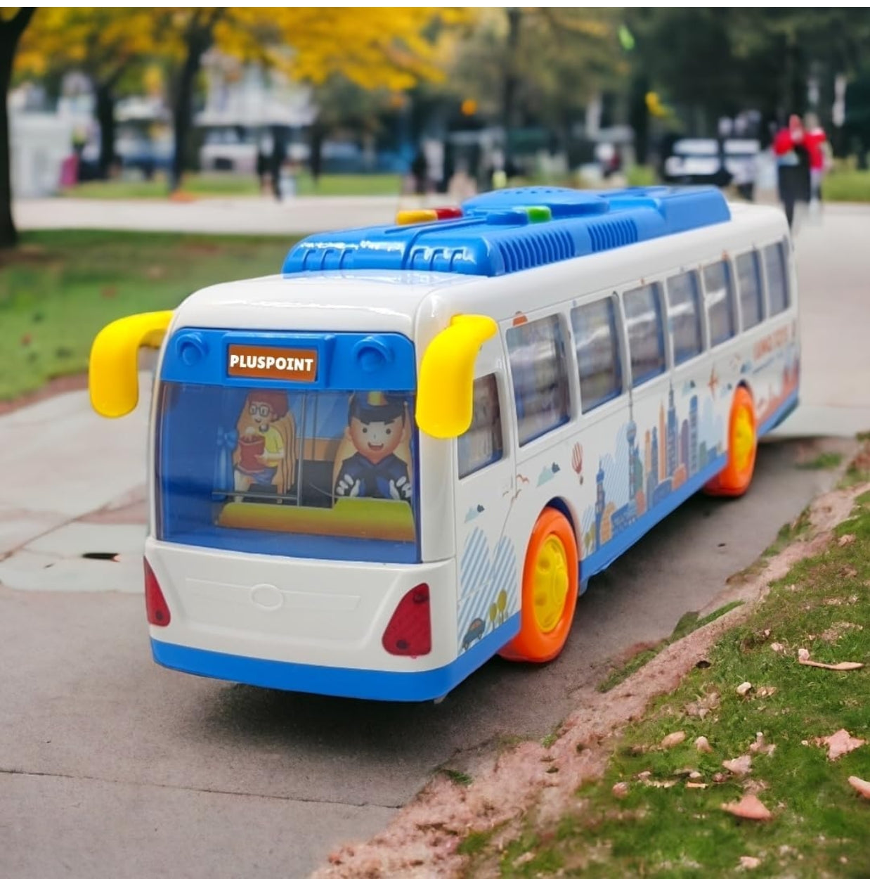 Big City Bus Toy Friction Powered