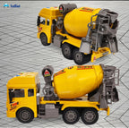 Cement Mixer Truck Toy for Kids, Friction Power Construction Truck Toy for Kids, Big Size Pull Back Toy Trucks for 3+ Years Old Boys and Girls