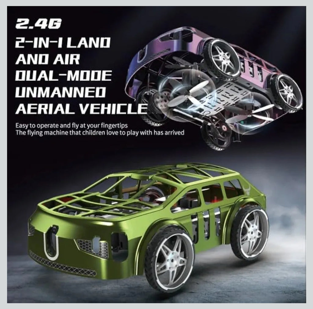 DRUVAN AND DIVINE RC FLYING CAR LATEST MODEL FOR KIDS AND GIFTING - VERY MUCH ENGAGING AND PEAK MALE CONTENT