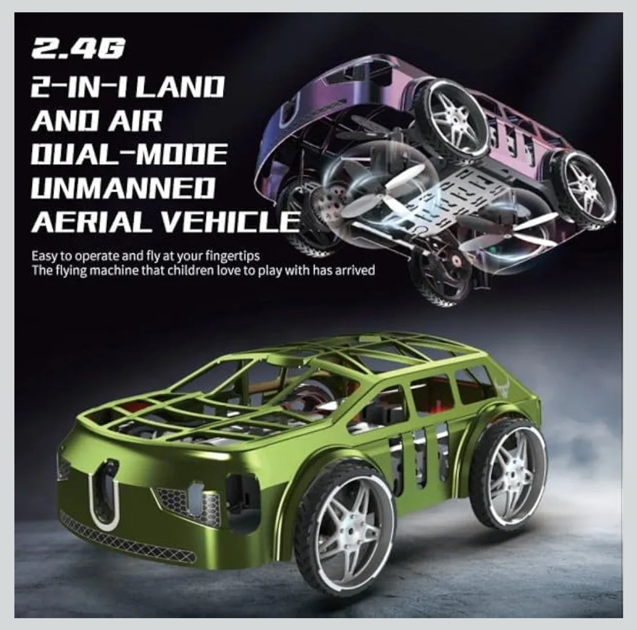 DRUVAN AND DIVINE RC FLYING CAR LATEST MODEL FOR KIDS AND GIFTING - VERY MUCH ENGAGING AND PEAK MALE CONTENT
