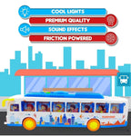 Big City Bus Toy Friction Powered