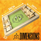 Flip The Stick Game – Dice Games, Topple Board Game, Montessori Wooden Game