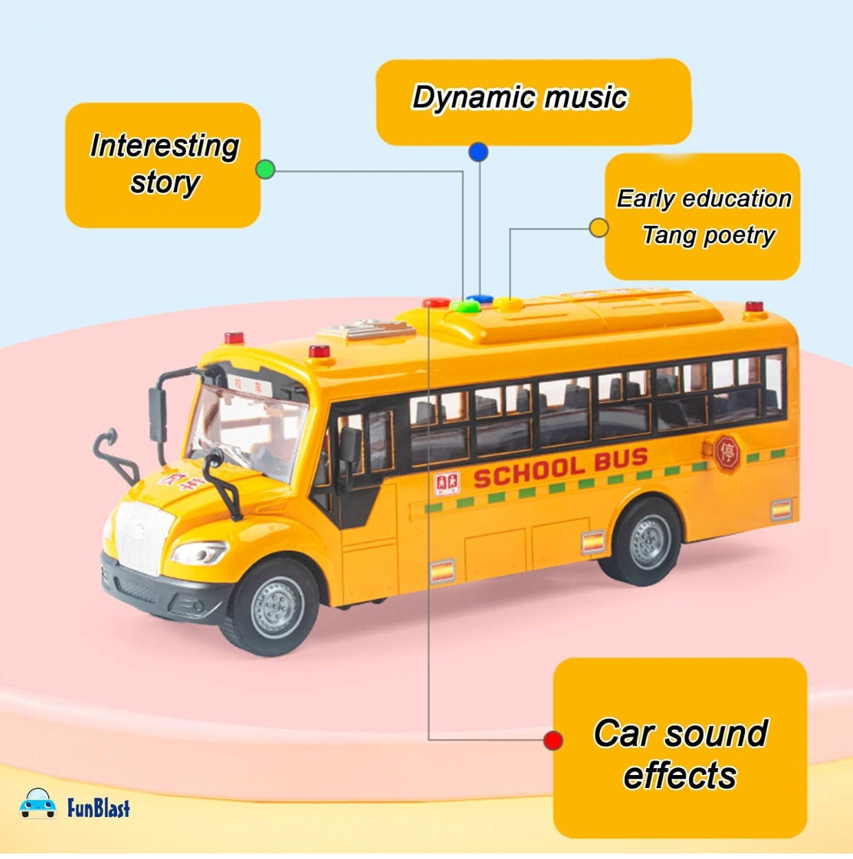 School Bus Toy for Kids