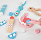 Wooden Doctor and Dentist Pretend Play Set for Kids