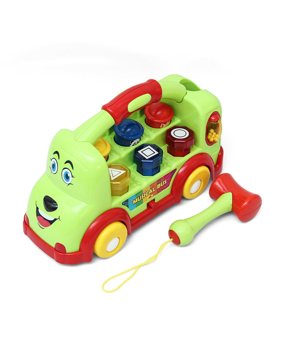 Musical Bus Toy for Kids – Fun Interactive Learning Music Bus with Lights And Sounds | Early Learning Activity Toy for 1+ Years