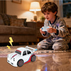 Mini Size 4WD RC Drift Car with Skill Building Drift Control LED Lights Learn Drift Techniques Drifting RC Car Toys
