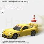 Toys 1:43 Scale Bwm E20 Mini RC Drift Car with Gyro Full Proportional RTR 2.4Ghz Remote Control with RGB Lights Drift car Multicolor
